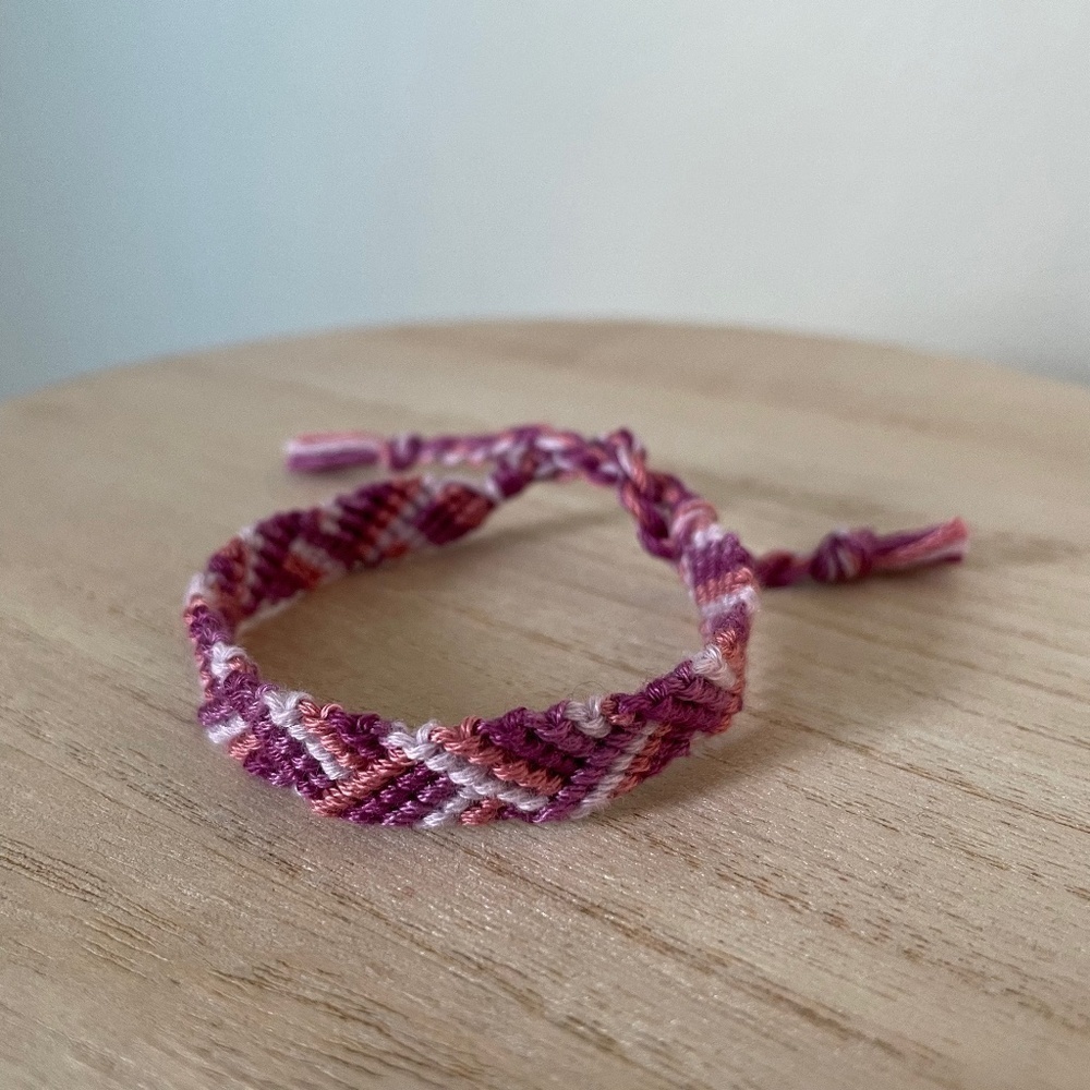 Beautiful Purple Woven Bracelet
